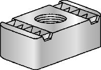 CN Electrogalvanized nuts for the connection of strut channels and other components