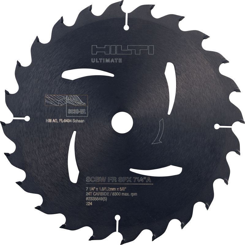 Wood framing circular saw blade Top-performance circular saw blade for wood framing with carbide teeth to cut faster, last longer and maximize your productivity on cordless saws
