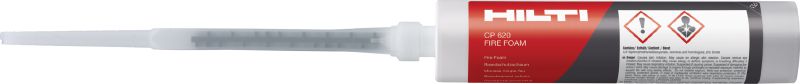 CP 620 Firestop foam Rigid and fast-curing firestop foam with excellent water resistance to help create a fire, smoke and moisture barrier around cable and mixed penetrations