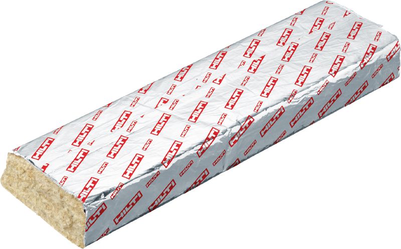 CFS-TTS MD C FS Top Track Cover Firestop Preformed Solution for top-of-wall drywall joints under metal deck – eliminates the need for slow, messy stuff-and-spray firestop