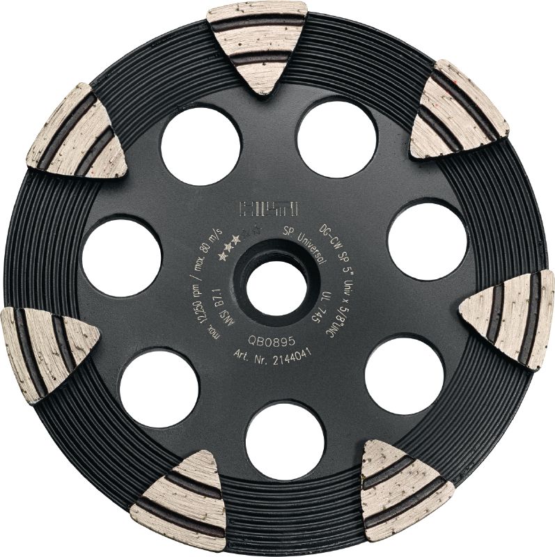 SP Universal diamond cup wheel (flat) Premium diamond cup wheel for angle grinders – for faster grinding of concrete, screed and natural stone