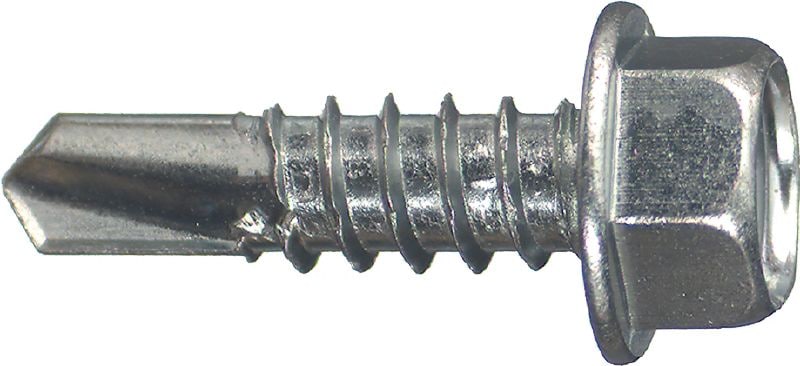 S-MD KF Self-drilling metal screws Self-drilling screws (Kwik-cote coated carbon steel) without washer for medium-thick metal-to-metal fastenings (up to 0.25 in)