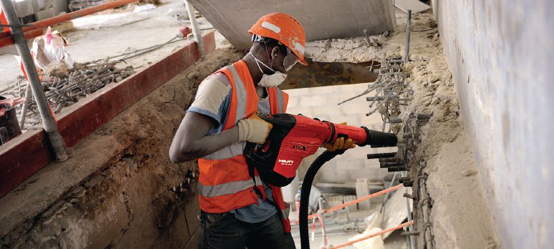 TE DRS-Y Dust removal system Dust removal system for concrete drilling and chiseling with Hilti SDS Max (TE-Y) rotary hammers Applications 1
