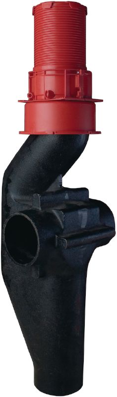 Aerator adapter Cast-in accessory to allow the installation of a single-stack waste pipe aerator system Applications 1