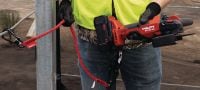 Tool tether 15lbs double carabiner  Applications 1