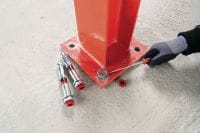 HSL4-B Heavy-duty wedge anchor Ultimate-performance heavy-duty torque-controlled wedge anchor with approvals for concrete (carbon steel) Applications 4