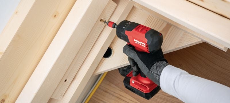 SFD 2-A12 Cordless screwdriver Subcompact-class 12V brushless 1/4 hex drill driver for when you need compactness and efficient screw driving while protecting your materials Applications 1