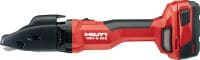 SSH 6-A22 Cordless double cut shears Cordless shear for all fast, straight or curved cuts in sheet metal, spiral ductwork and other everyday metal fabrication up to 2.5 mm (12 Gauge) thickness