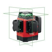 PM 30-MG Multi-line laser Multi-line laser with 3 green 360° lines for plumbing, leveling, aligning and squaring