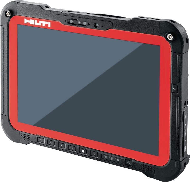 PLC 600 Layout tablet Layout tool controller with fast computing power and 10” screen, for jobsite stake-out, surveying and BIM-to-Field layout using all Hilti advanced layout tools