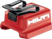 CU 2-12 USB charging adapter USB charging adapter for Hilti 12V batteries to charge tablets, phones and other devices with USB-C or USB-A ports