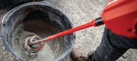 NMX 6-22 Cordless paddle mixer Cordless mud mixer with powerful brushless motor for mixing concrete, mortar and many other building materials (Nuron battery platform) Applications 3