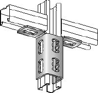 MQV-2/2 D Channel connector Galvanized flexible channel connector for two-dimensional structures