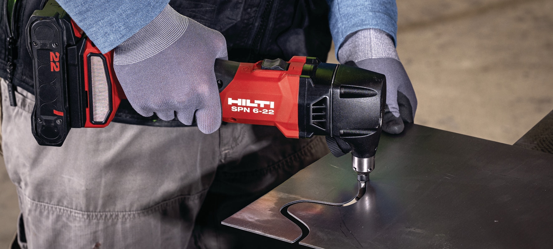 SPN 6 22 CN Cordless nibbler Cordless Shears Nibblers and