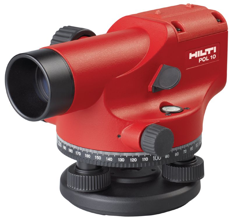 POL 10 Optical level Optical level for everyday leveling tasks with 20x magnification