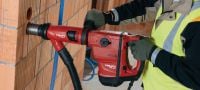 TE 60-ATC-AVR Rotary hammer Versatile and powerful SDS Max (TE-Y) rotary hammer for concrete drilling and chiseling, with Active Vibration Reduction (AVR) and Active Torque Control (ATC) Applications 4