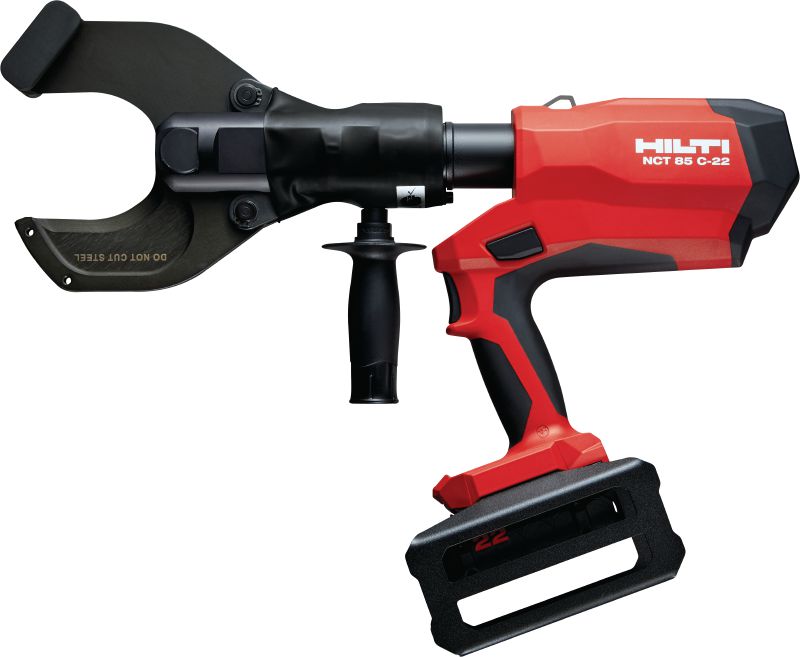NCT 85 C-22 Copper/Aluminum cordless cable cutter Cordless pistol-grip cutter for copper and aluminum cables up to 3.2” │ 80 mm (Nuron battery platform)