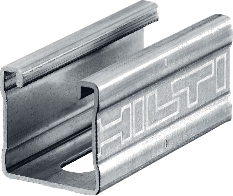 MQ-41-R C-Channel profile Stainless steel (A4) C-Channel profile for medium-duty applications