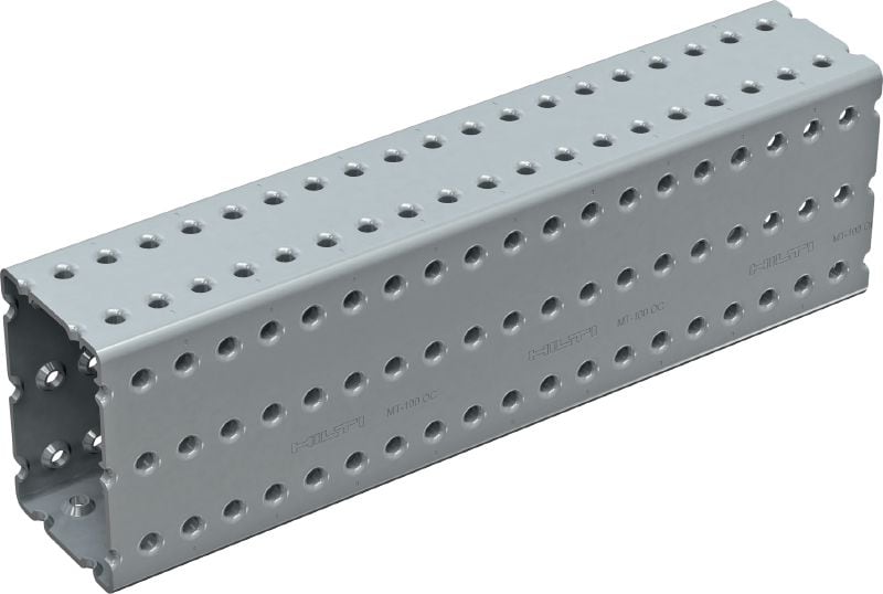 MT-100 OC Box profile Heavy-duty box profile for use with MT-TFB components in outdoor environments