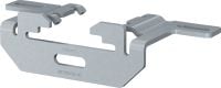 MT-FPS-FZL Fixpoint connector Outdoor coated (OC) bracket for fastening MP-PS pipe shoes to Hilti MT modular girders as fixpoint in mildly corrosive environments