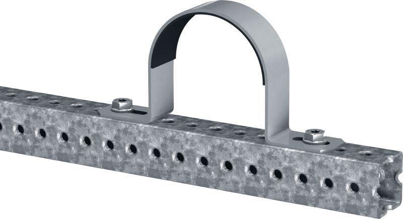 MP-US OC Pipe strap Outdoor coated (OC) pipe strap for universal piping applications