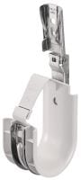 X-DH MX Data cable hook Data cable hook for supporting cable bundles on walls and ceilings, for use with battery-powered nailers on concrete and steel, or with anchors and screws on wood and drywall