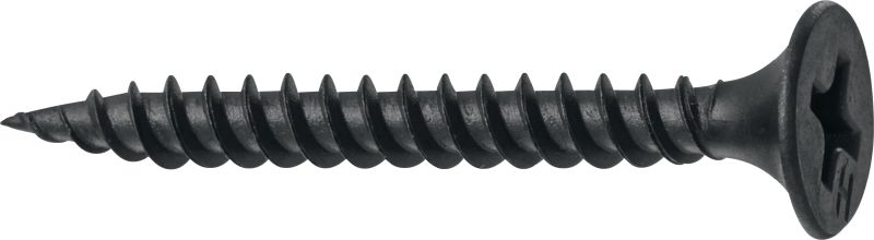 PBH S Sharp-point drywall screws Single drywall screw (phosphate-coated) for fastening drywall boards to metal