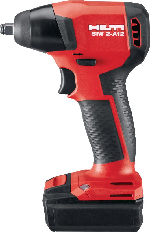 SIW 2-A12 Cordless impact wrench Subcompact-class cordless impact wrench with 3/8” friction ring anvil for economical anchoring and bolting, especially in cramped spaces