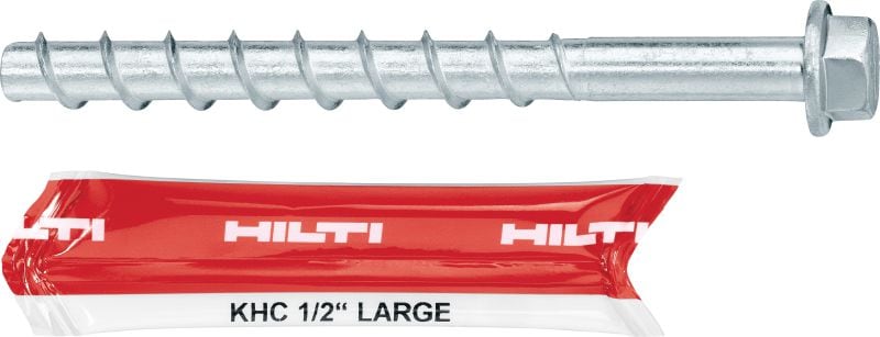 Kwik-X Dual Action anchor Dual Action anchor for fastening in concrete with performance of adhesive anchors and installation speed and simplicity of screw anchors