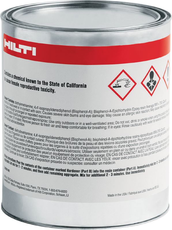 RM 710 EP Repair Mortars (epoxy-based) High-strength, epoxy-based repair mortars for use in cold temperatures