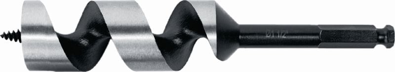 8 Auger Bits 8 Auger Bits designed for fast, smooth drilling in wood in tight spaces