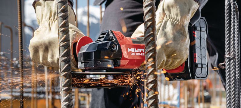 Meuleuse d'angle sans fil AG 5D-22 (5 po) - Meuleuses à batterie - Hilti  Canada