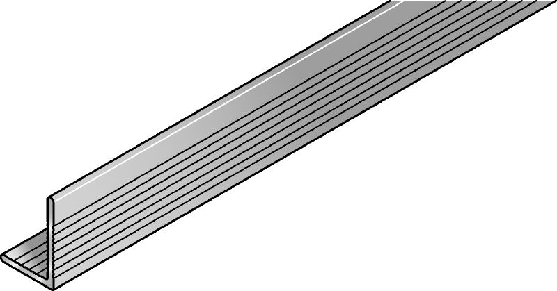 MFT-L Aluminum profile L-shaped aluminum profile for constructing vertical and horizontal façade mounting substructures