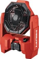 KCF 4-22 Cordless jobsite fan Powerful jobsite fan with all-day battery life, rotating head, and hanging hooks for cooling and ventilating working areas (Nuron battery platform)