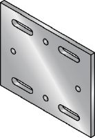 MIB-SH Baseplate Hot-dip galvanized (HDG) baseplate for fastening MI girders to steel