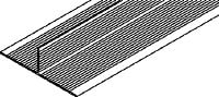 MFT-T Rail T-shaped aluminum rail for assembling vertical and horizontal façade panel substructures