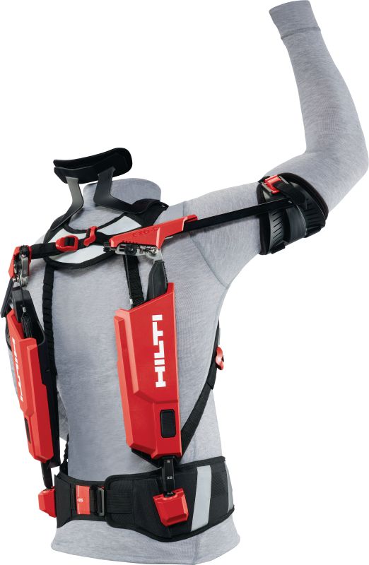 EXO-S Shoulder Exoskeleton Wearable construction exoskeleton which helps relieve shoulder and neck fatigue when working above shoulder level