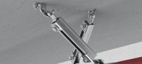 MQS-SP Seismic sprinkler pipe clamp Galvanized sprinkler pipe clamp with FM approval for seismic bracing in fire sprinkler applications Applications 1
