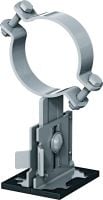 MP-PS 1-1 Pipe shoe Outdoor coated (OC) pipe shoe with height and slope adjustability for heavy industrial applications with outer pipe diameters of 21-173 mm (1/2 to 6)