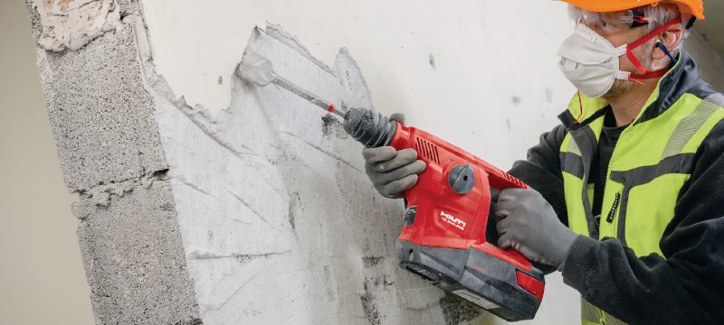 TE 300-A36 SDS Plus breaker Light SDS Plus (TE-C) cordless chipper for surface corrections on concrete and masonry Applications 1