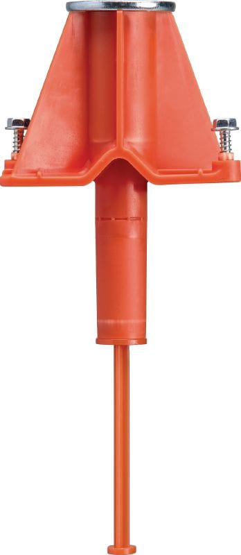 KCC-MD Kwik Cast Connect cast-in-place anchor, short plate Ultimate-performance push-to-connect short plate cast-in-place anchor for concrete on metal deck with approvals
