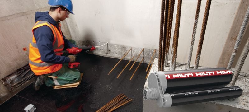 HIT-HY 100 Adhesive anchor High-performance injectable hybrid mortar for anchoring in concrete and for rebar connections Applications 1