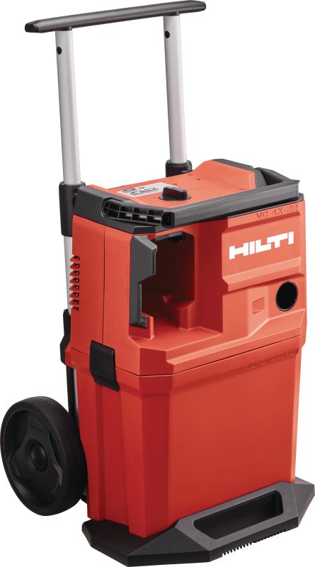VC 4LX-22 T15 Cordless L-Class dust extractor Powerful cordless dust extractor with large container for connection with power tools and jobsite clean ups (wet & dry), 15l (8 gallon) tank (Nuron battery)
