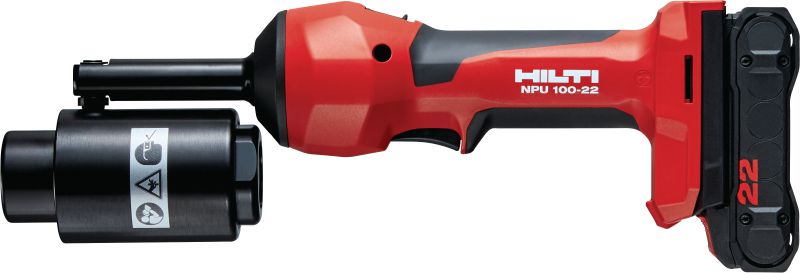 NPU 100-22 Cordless knockout punch tool - Knockout Punch - Hilti USA