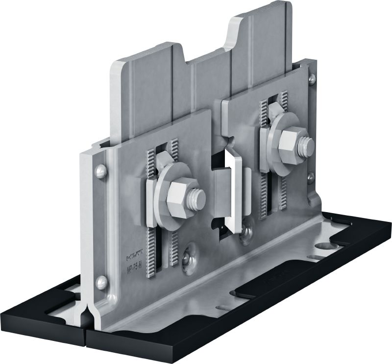 MP-PS Weldable pipe shoe Pipe shoe with weldable pipe interface and height and slope adjustability in heavy industrial applications with outer pipe diameters of 21-328 mm (1/2 to 12)