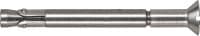 Kwik Bolt 3 SS304 Countersunk wedge anchor High-performance wedge anchor with everyday approvals for uncracked concrete (304 stainless steel, countersunk)