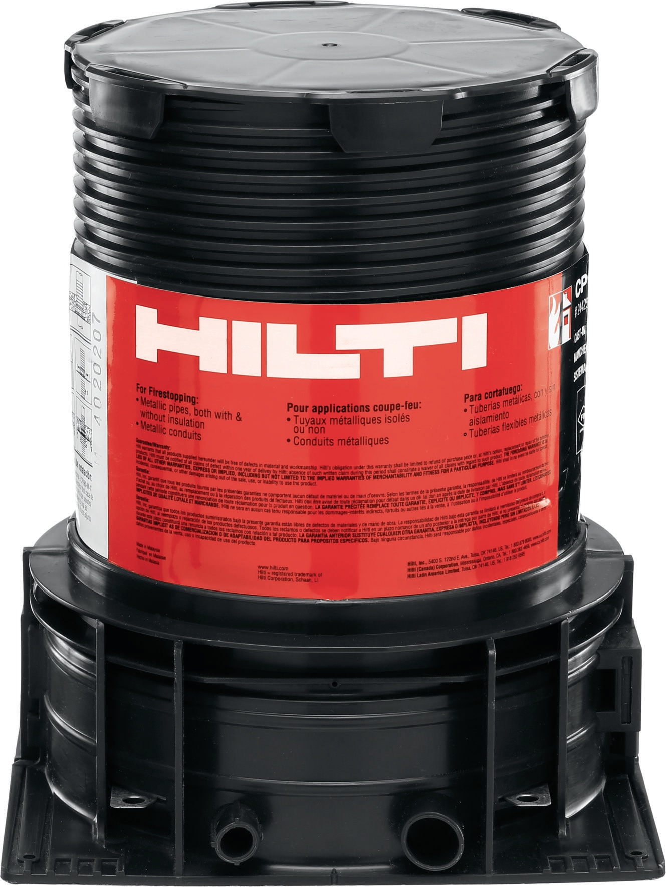 2213357 Red USA made Hilti HILTI CP 680-P 6" Cast-In Fire stop Device No 