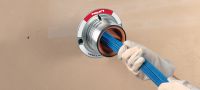 CS-SL SA Smoke and acoustic sleeve Quick and easy installation for non fire-rated cable penetrations requiring a sleeved opening Applications 1