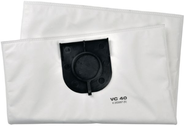 5x Sac-filtre tissus pour aspirateur Hilti VCD 50 