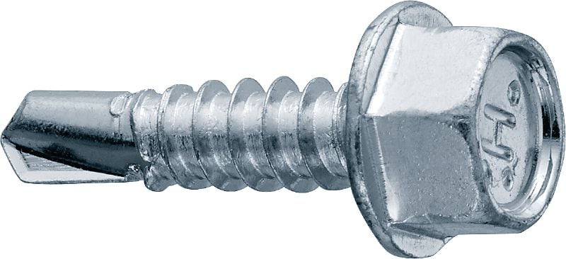 S-MD HWH and HHWH #3 Self-drilling hex screws Self-drilling hex head screw (zinc-plated) with superior corrosion resistance for fastening sheet metal to steel substructures in exterior applications.